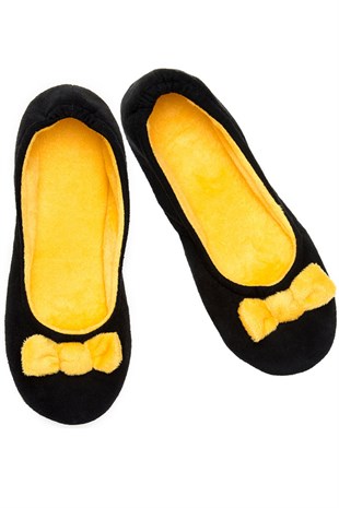 Penti Bayan Panduf Ev Terliği Ayakkabısı Botu Kadın Pandif Kışlık Sarı